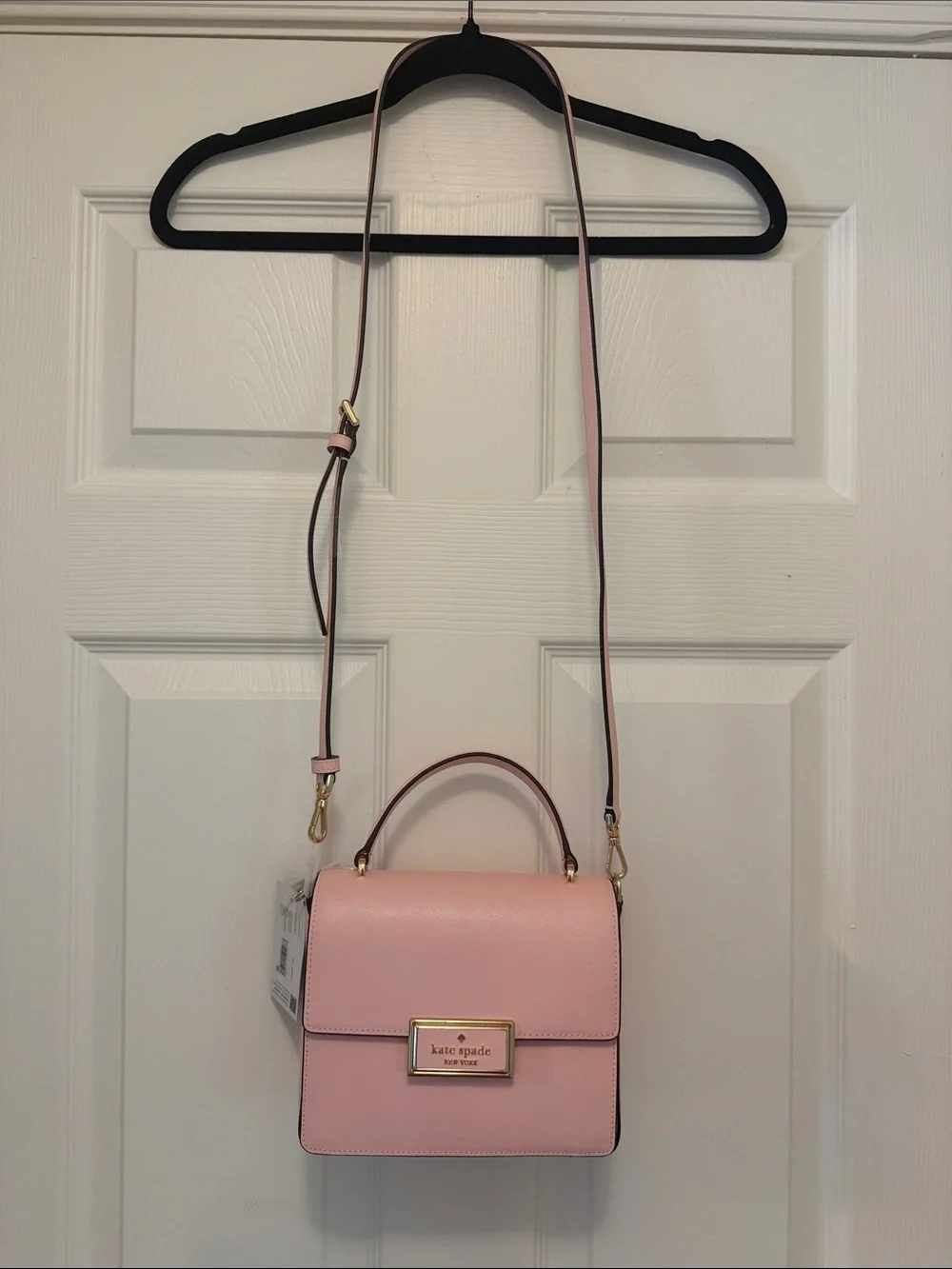 kate spade Pink Leather Top-Handle Satchel with Detachable Strap